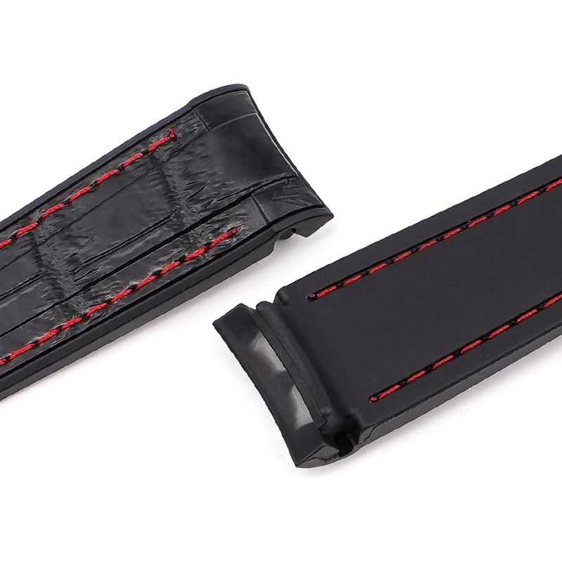 GENERICO - Correa Reloj Caucho Curvo Compatible Moonswatch