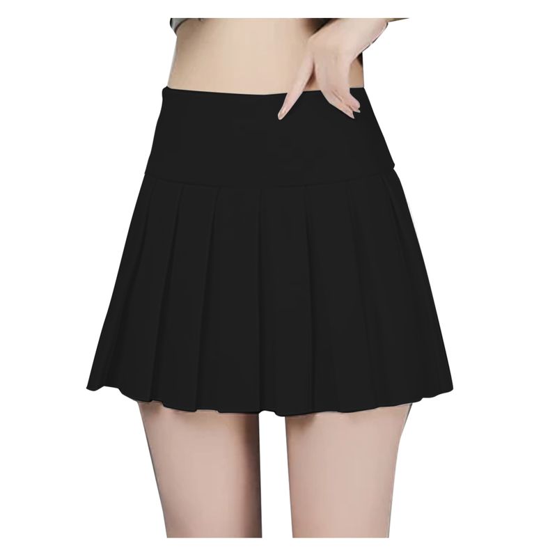 ANDESLAND OUTDOOR APPAREL - Falda Plisada Pale Negra Mujer