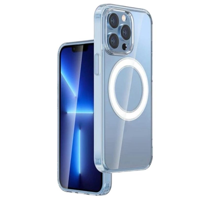 GENERICO - Carcasa Para iPhone 14 Pro Transparente MagSafe
