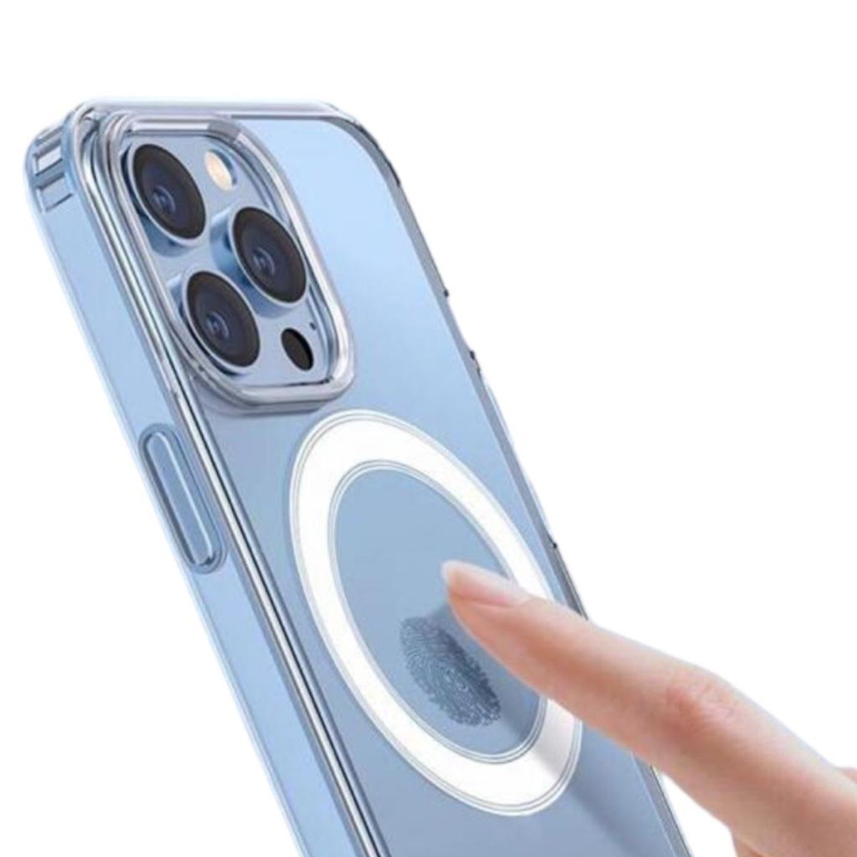 GENERICO - Carcasa Para iPhone 14 Pro Transparente MagSafe