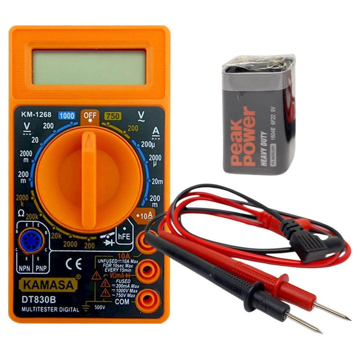 KAMASA - Multitester  Tester Digital Kamasa Ca 750v - Cc 1000v - 10a