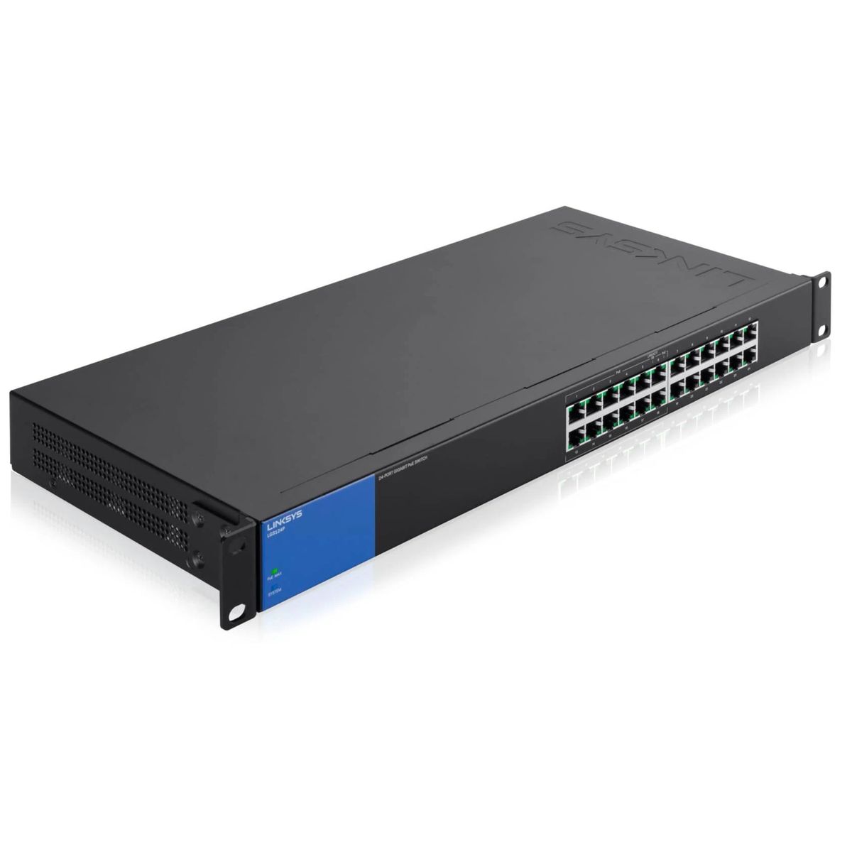 LINKSYS - Switch No Administrado Linksys 24 puertos LGS124P PoE