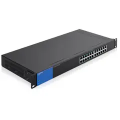 LINKSYS - Switch No Administrado 24 puertos LGS124P PoE