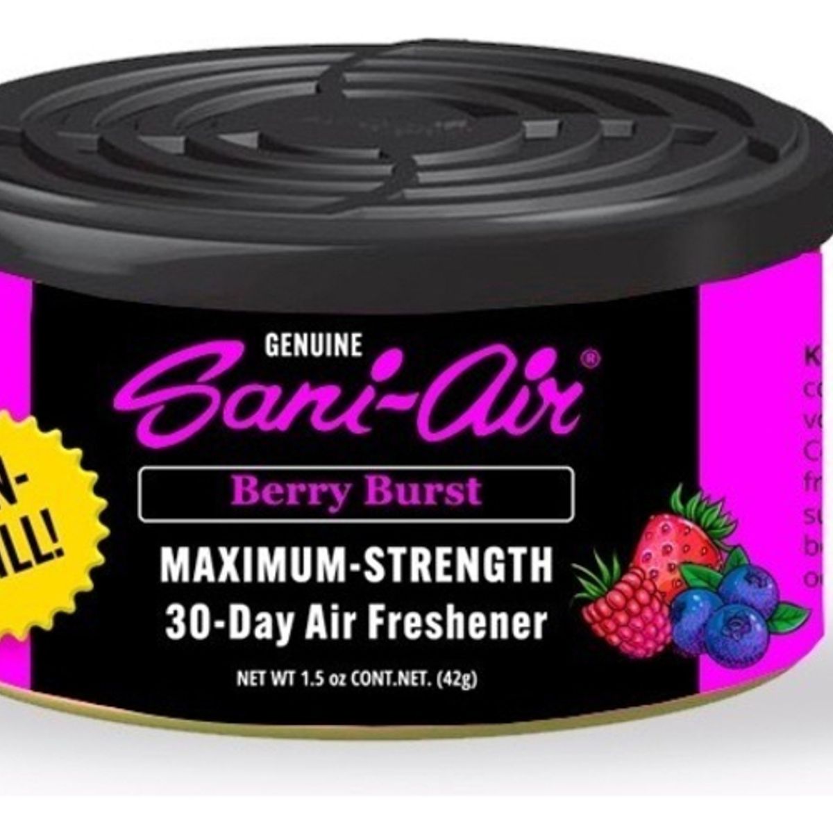 SANI AIR - Pack Sani Air Spill Proof 5 Latas Aromaticas Para Auto