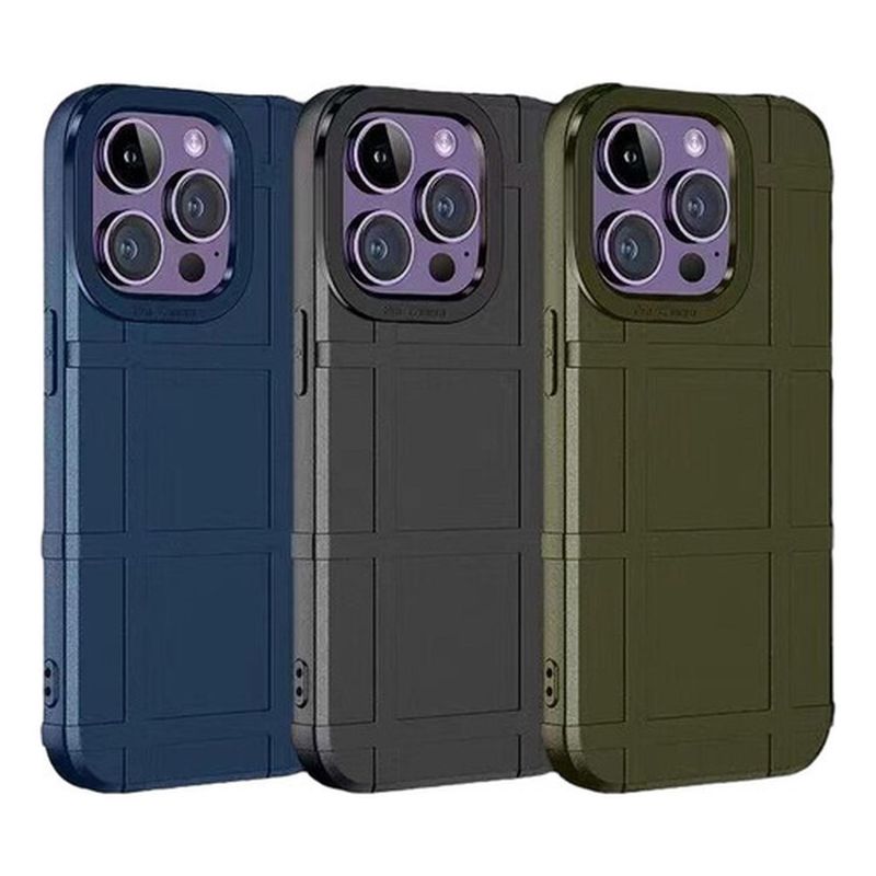 GENERICO - Carcasa Escudo Tpu Negra Para iPhone 15 - Negro - Azul