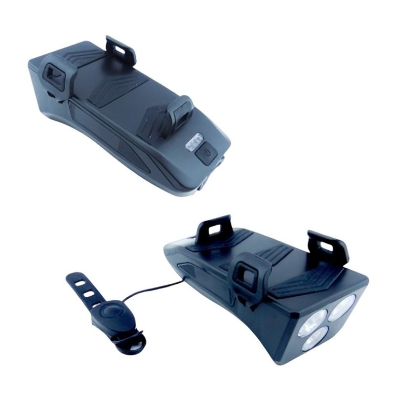 OEM - LUZ BICI DELANTERA  + BOCINA + POWER BAK + PORTA SMARTPHONE
