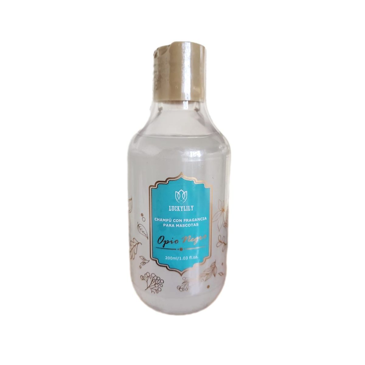 GENERICO - Shampoo Para Mascotas Perro  Gato Aroma Opio Negro 200ml