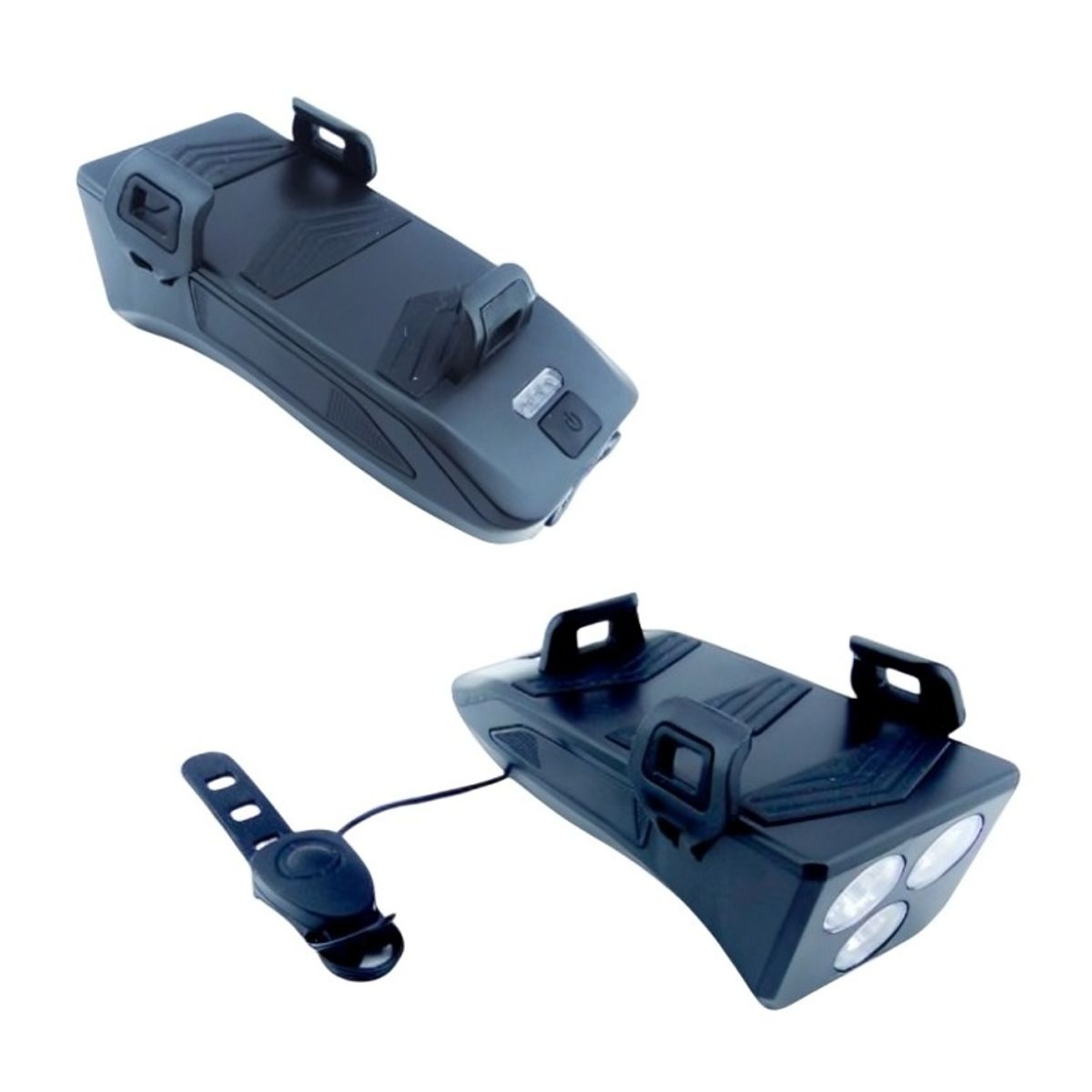 OEM - LUZ BICI DELANTERA + BOCINA + POWER BAK + PORTA SMARTPHONE