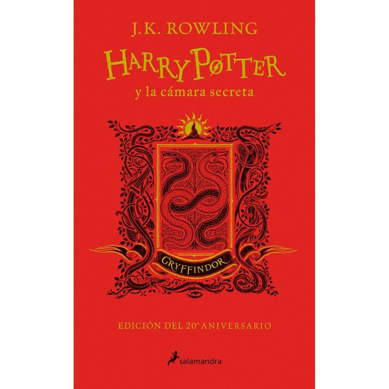 PENGUIN RANDOM HOUSE - LIBRO Harry Potter y la cámara secreta (Edi.Gryffindor 20º)