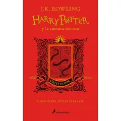 PENGUIN RANDOM HOUSE - LIBRO Harry Potter y la cámara secreta (Edi.Gryffindor 20º)