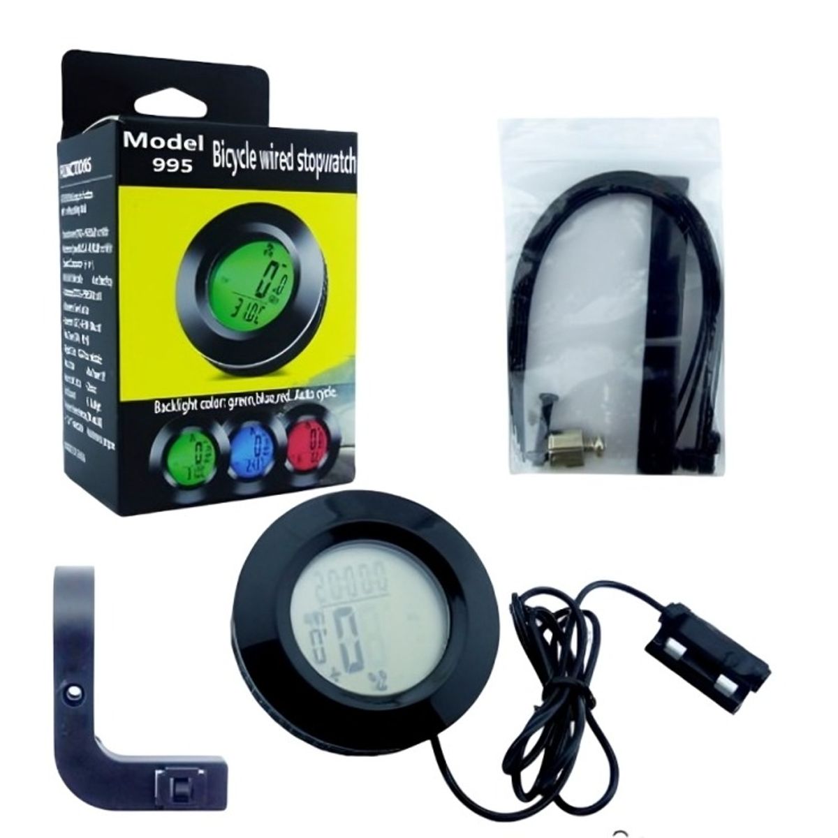 OEM - VELOCIMETRO PARA BICICLETAS + MEDIDOR DE TEMPERATURA