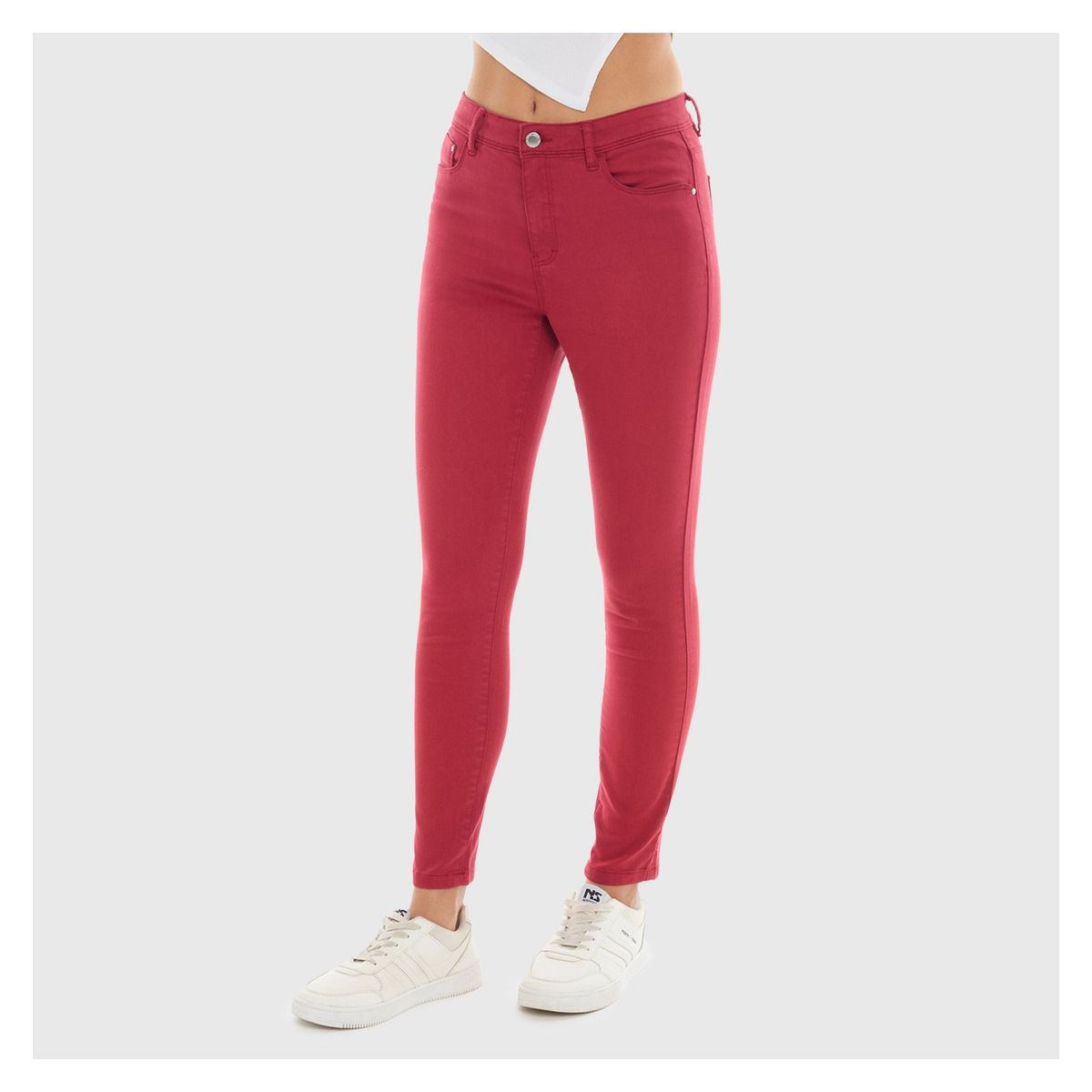 FASHION'S PARK - Jeans Mujer Emilia Rojo Fashion's Park