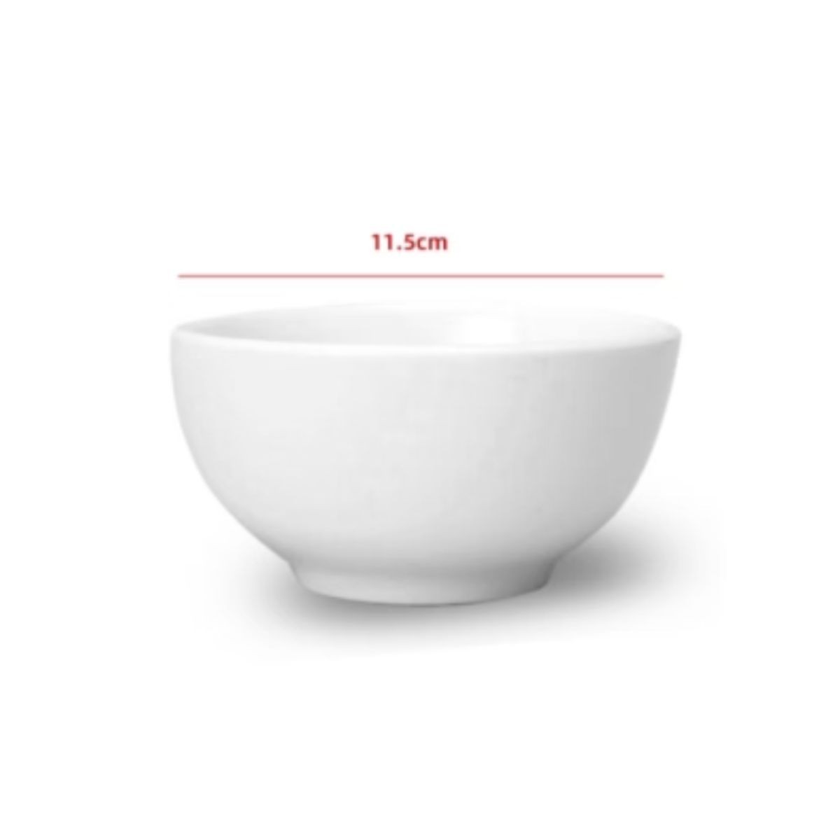 GENERICO - Cuenco De Ceramica Color Blanco 115CM