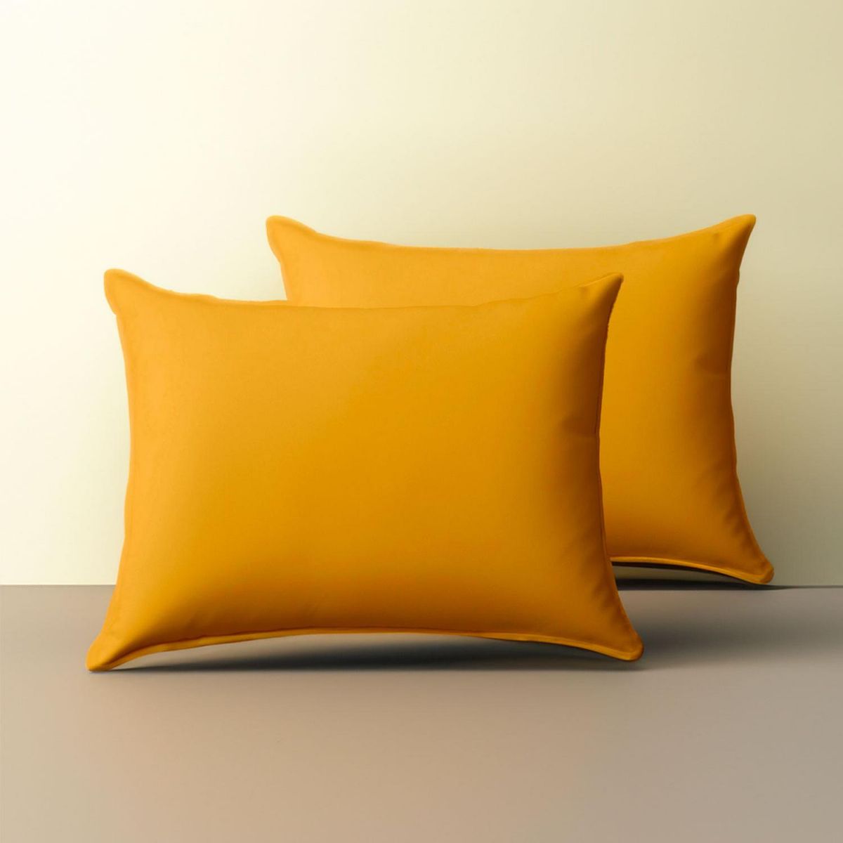 GENERICO - Pack de Almohada 70x40 cm Comodidad para un Sueño Reparador Mostaza