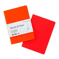 HAHNEMUHLE - Set 2 libretas Sketch & Note Hahnemühle 15x21cm A5