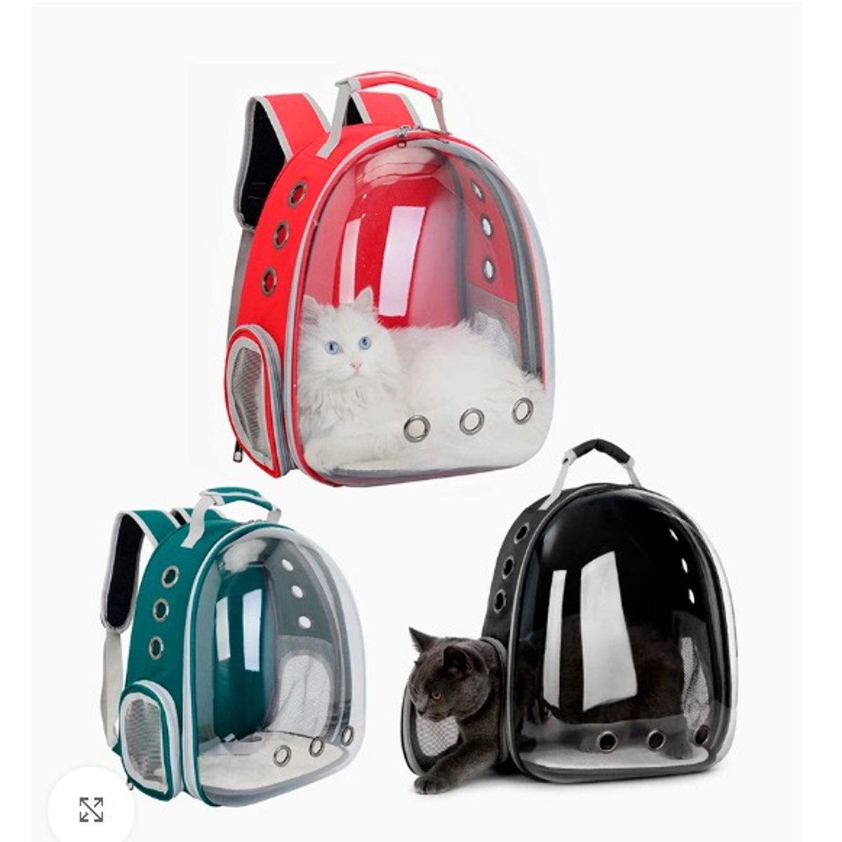 GENERICO - Mochila Acrilica de Transporte para Mascotas