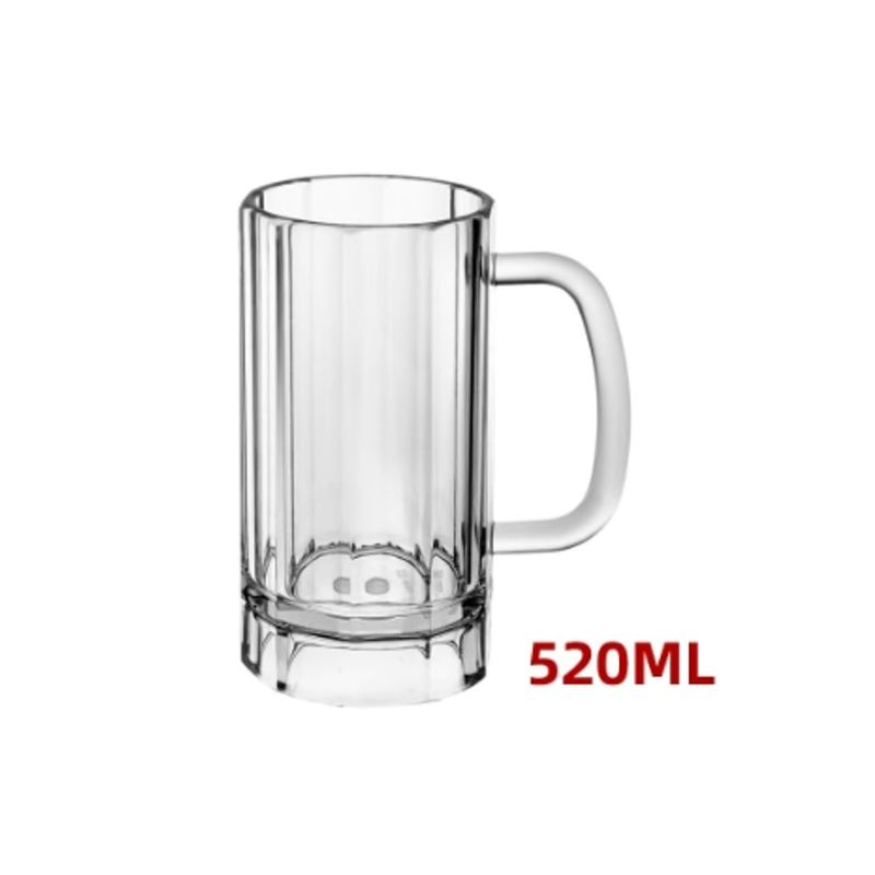 GENERICO - Vaso Shopero 520ML 8.3X15.8CM 12 Unidades
