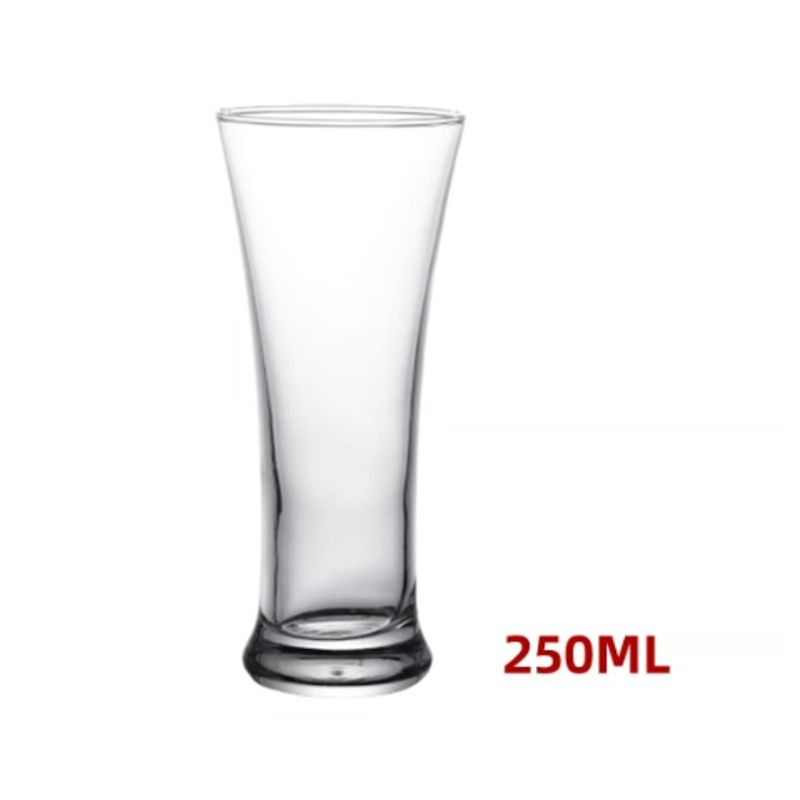 GENERICO - Vaso Shopero 250ML 8X18CM 12 Unidades