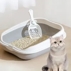 GENERICO - Areneros Para Gatos Baño Bandeja Abierta