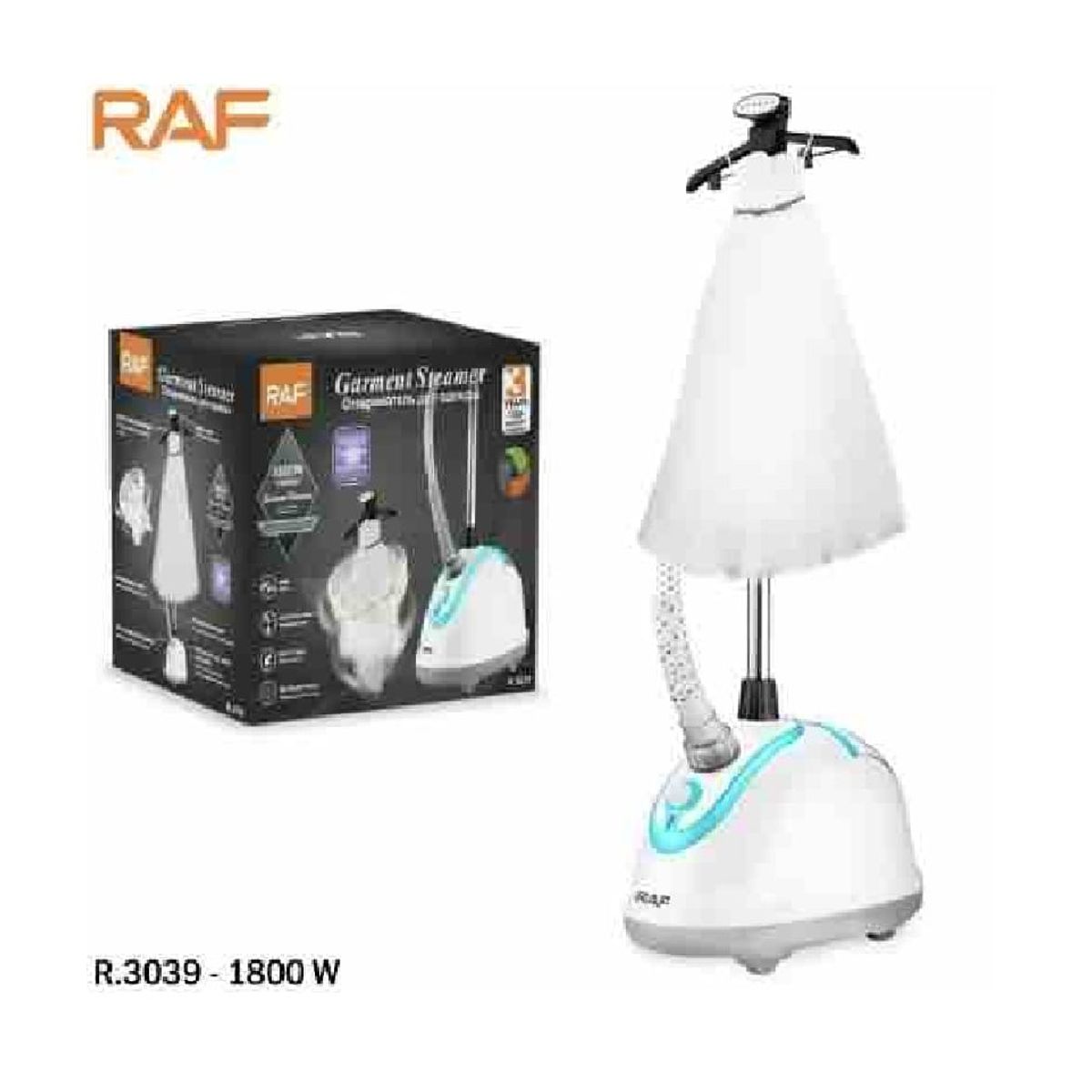 ANGELES DEL HOGAR - Plancha De Ropa Vertical A Vapor Con Ruedas 1800w Raf 3039