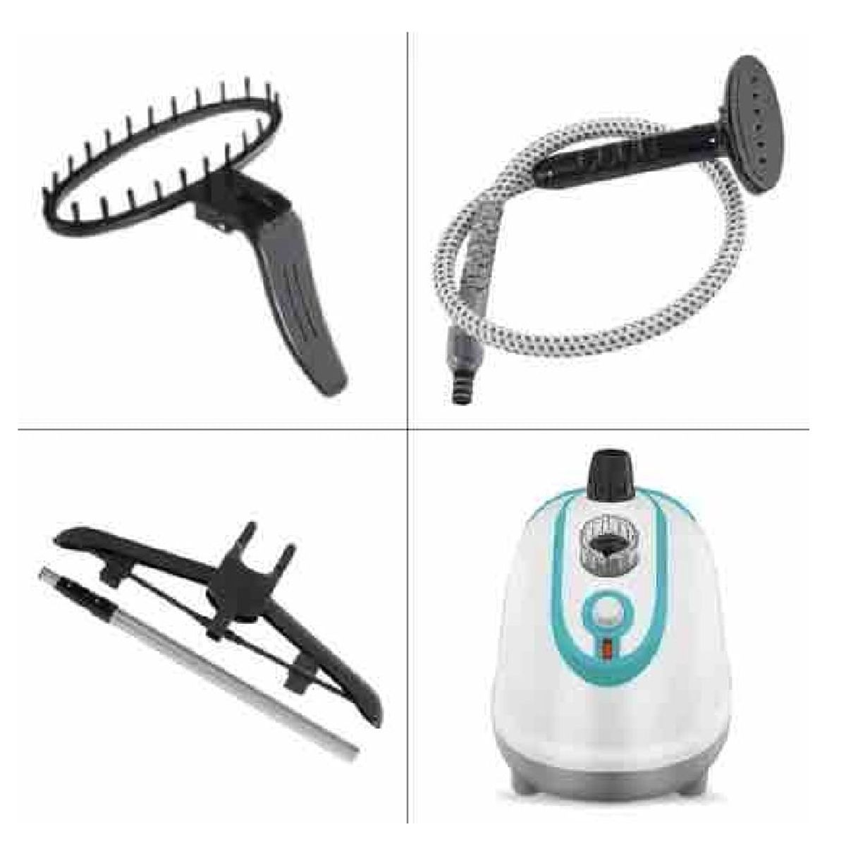 ANGELES DEL HOGAR - Plancha De Ropa Vertical A Vapor Con Ruedas 1800w Raf 3039