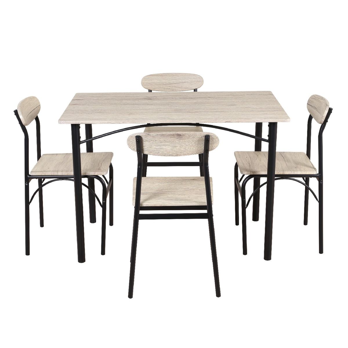 LUMAX - Sillas De Comedor Y Mesa Metal Cocina Cafeteria Restaurante