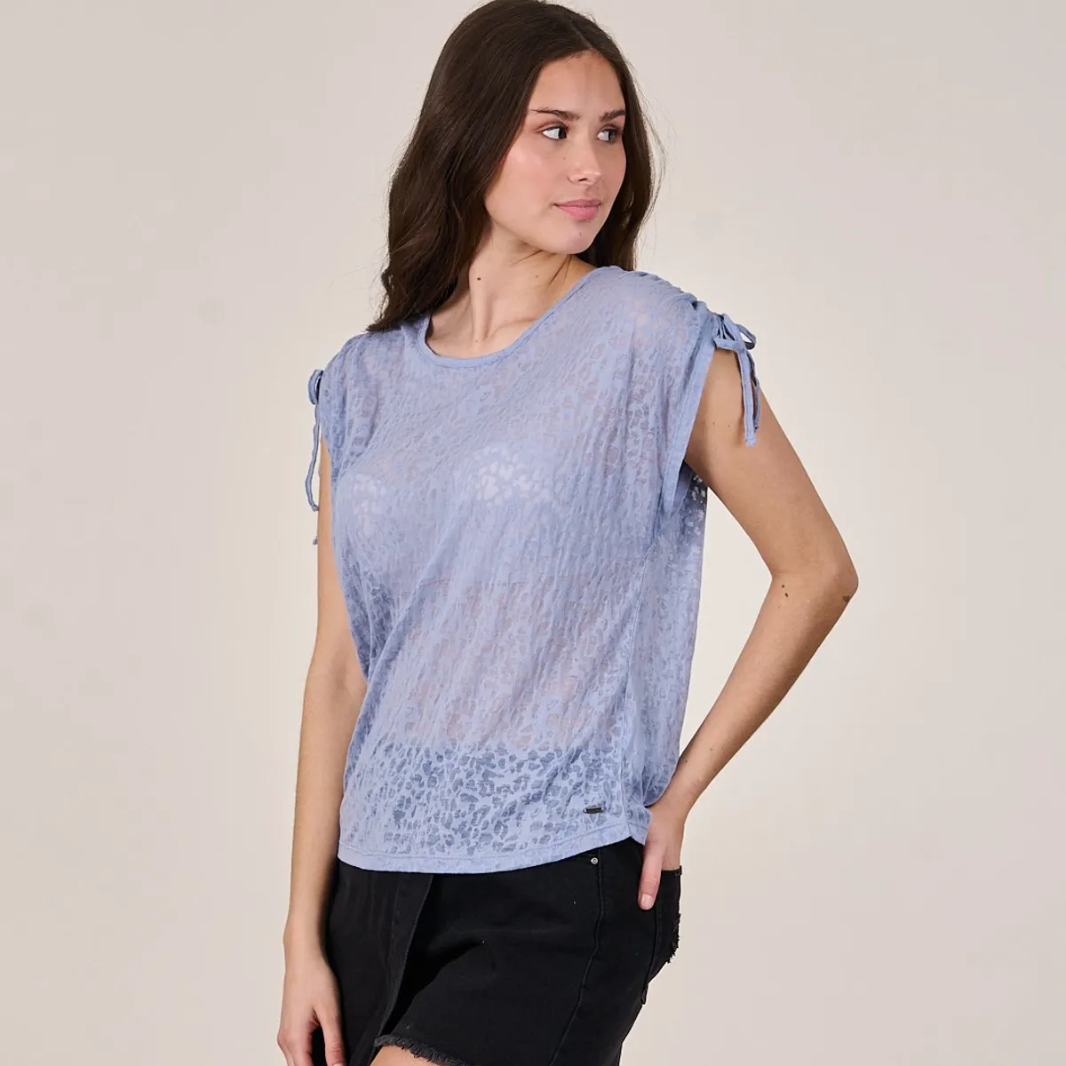 POLEMIC - Polera Burn out Recogido VS1739 - Polemic Girl