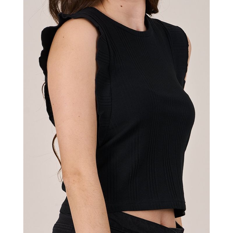 POLEMIC - Polera Tank Fantasia vuelos Rib VS1740 - Polemic Girl