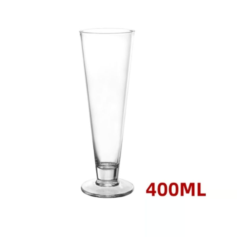 GENERICO - Copa Tranparente Diseño Flauta 400ML