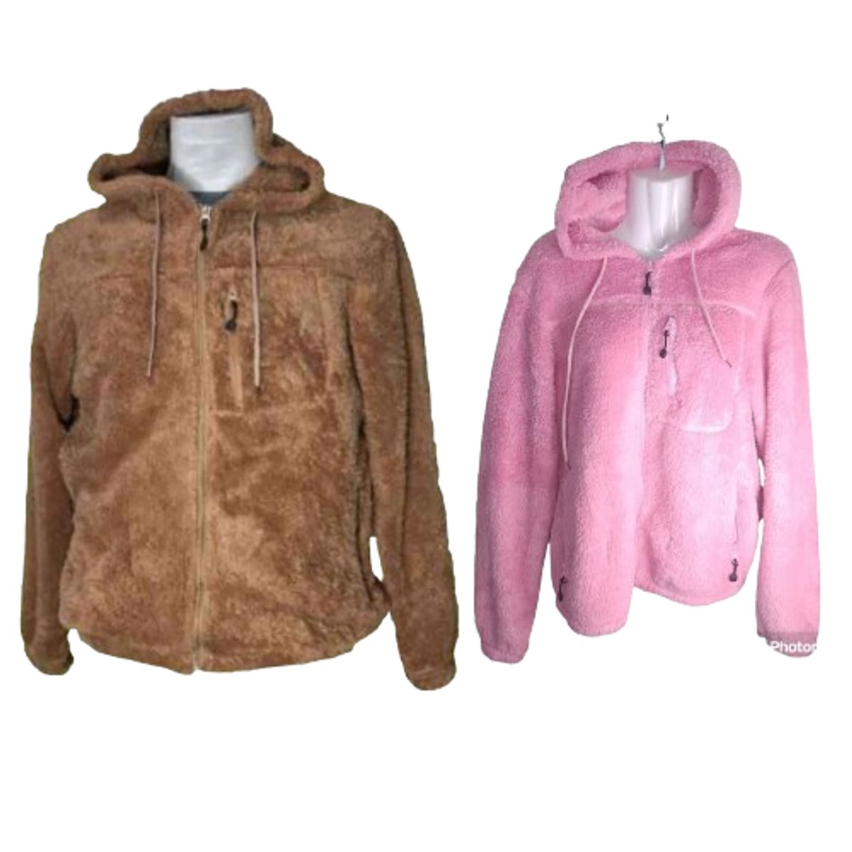 FASHION'S PARK - Pack de 2 poleron  peludo gorro