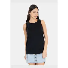 MAUI AND SONS - Polera MC Westmont Negro Mujer