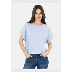 MAUI AND SONS - Polera MC Logan Azul Mujer