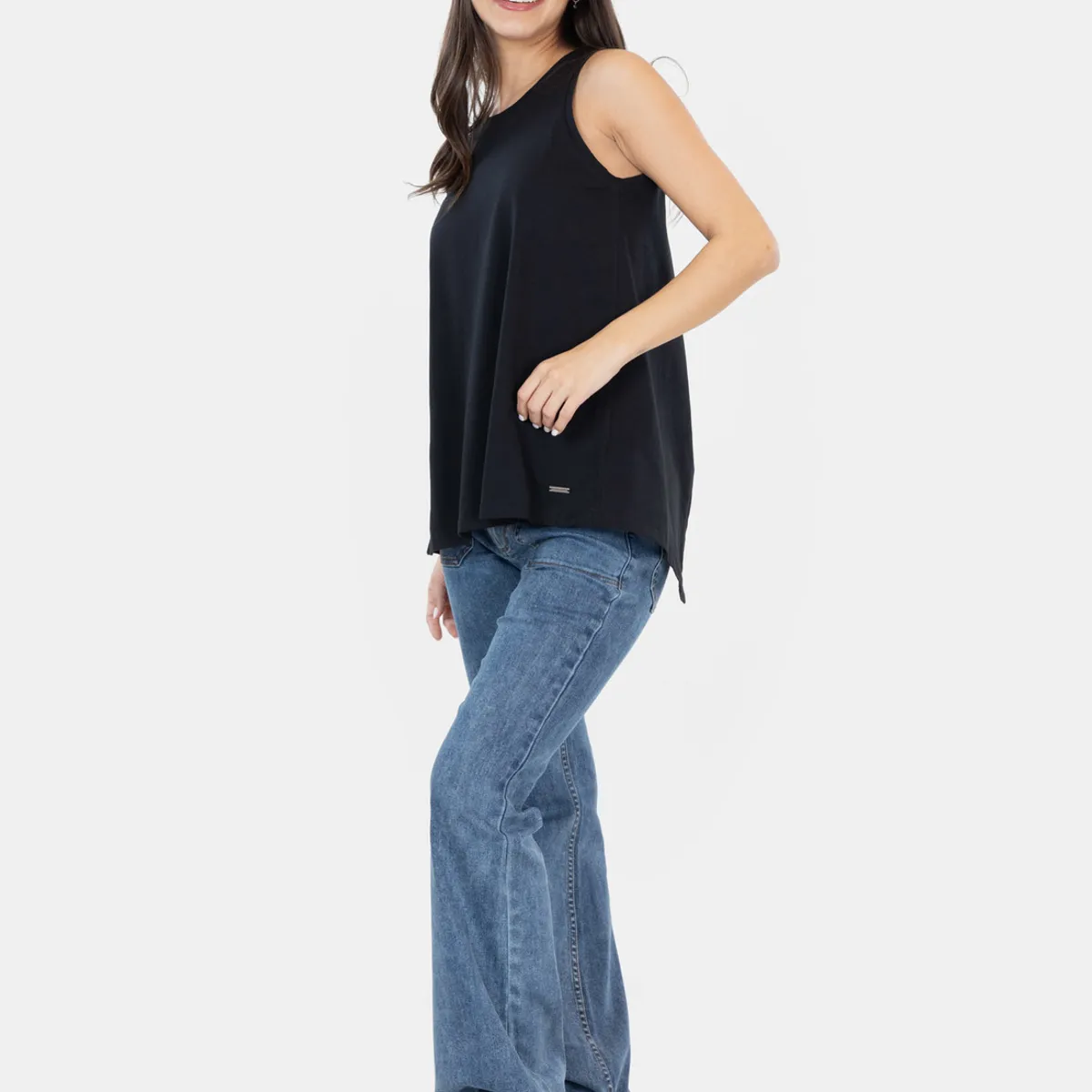 MAUI AND SONS - Polera MC Boise Negro Mujer Maui And Sons