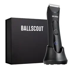 BALLSCOUT - Afeitadora Smooth Resistente Al Agua Kit Accesorio - Negro
