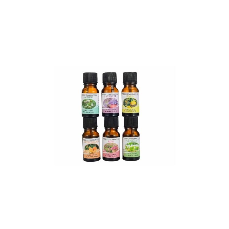 GENERICO - 6 ESENCIAS DE ACEITE PARA HUMIDIFICADOR DIFUSORES