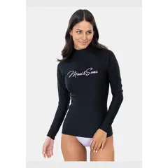 MAUI AND SONS - Polera UVP Pinky Rashguard Negro Mujer