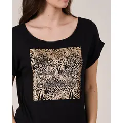 POLEMIC - Polera Estampado Folia manga Chic VS1737 - Girl