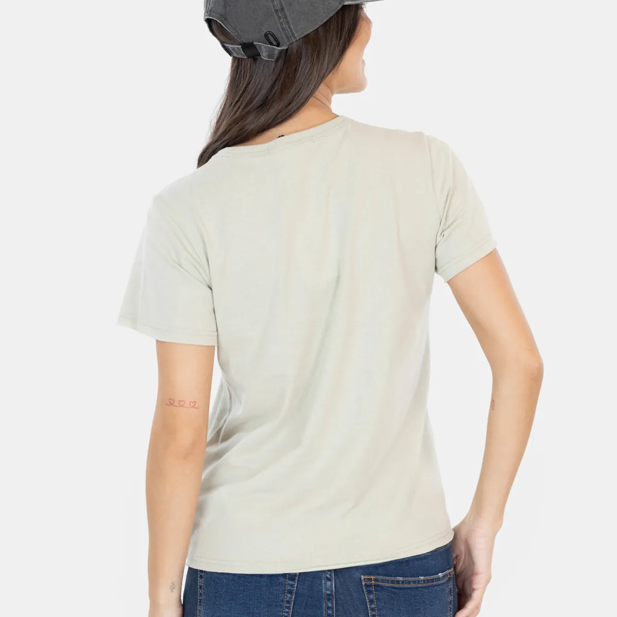 MAUI AND SONS - Polera MC Lawndale Verde Mujer Maui And Sons