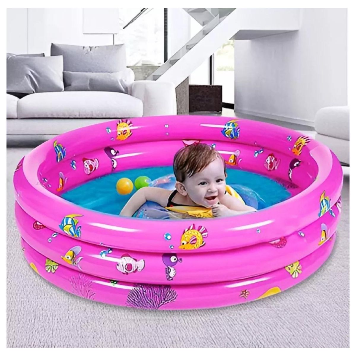 GENERICO - Piscina Inflable para niñas de 100 cm