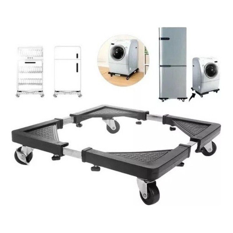 ROZENBERG SPA - Base Ajustable Ruedas Multiuso Refrigerador Cocina Lavadora