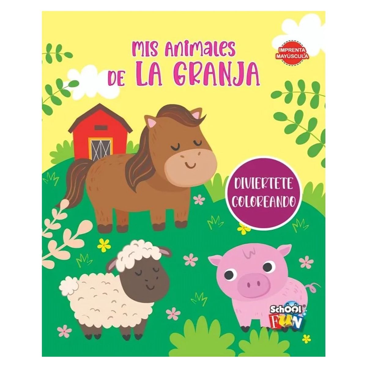 TOP10BOOKS - LIBRO Diviertete Coloreando - Mis Animales De La Granja