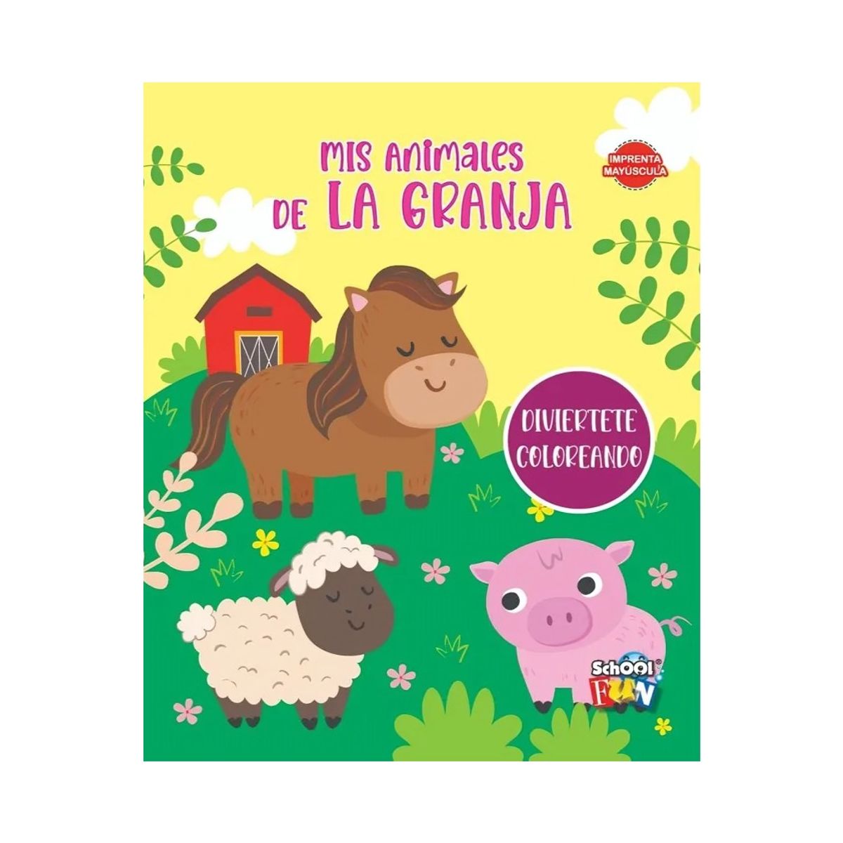 TOP10BOOKS - LIBRO Diviertete Coloreando - Mis Animales De La Granja