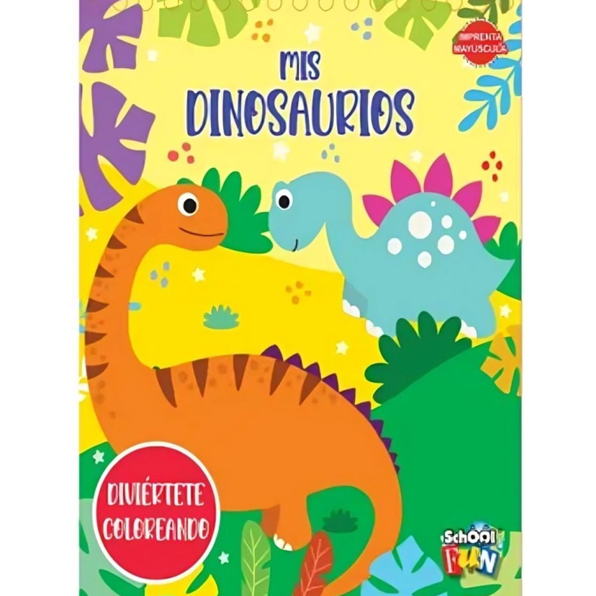 TOP10BOOKS - LIBRO Diviertete Coloreando - Mis Dinosaurios