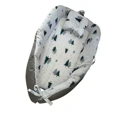 FIGLIO - Nido Colecho Bebe Cama Cojin Diseño Diseño Pinitos Bosque