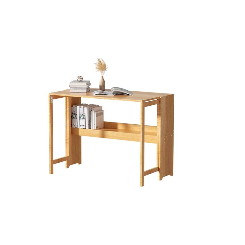 HALMAN - Color Bambú Escritorios Plegable Muebles Oficina De Bambú 103x55x76cm