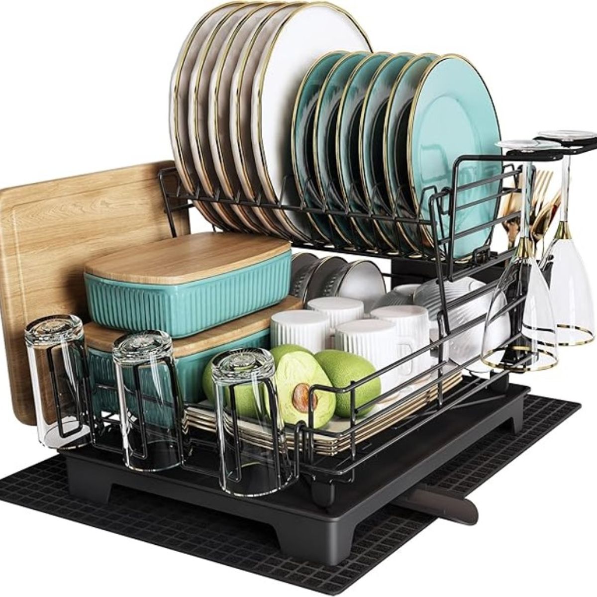 OEM - Secaplatos Escurridor 2 Niveles Desmontable Moderno