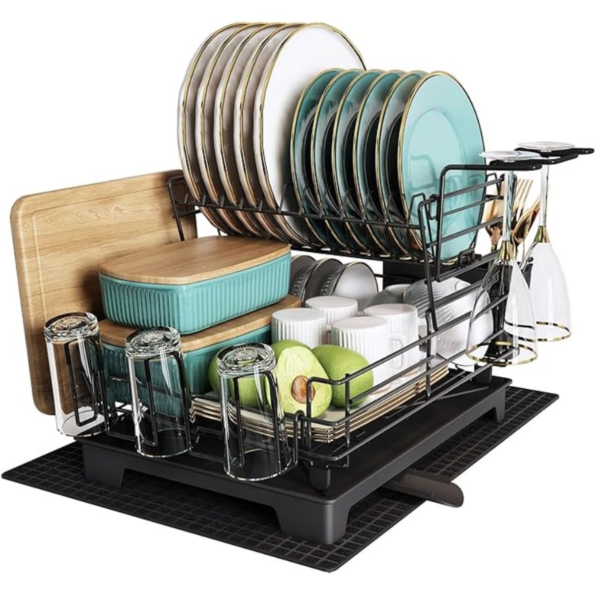 OEM - Secaplatos Escurridor 2 Niveles Desmontable Moderno