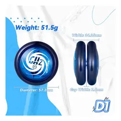 GENERICO - Magic Yoyo D1 Spin Pc Yoyo Profesional Looping