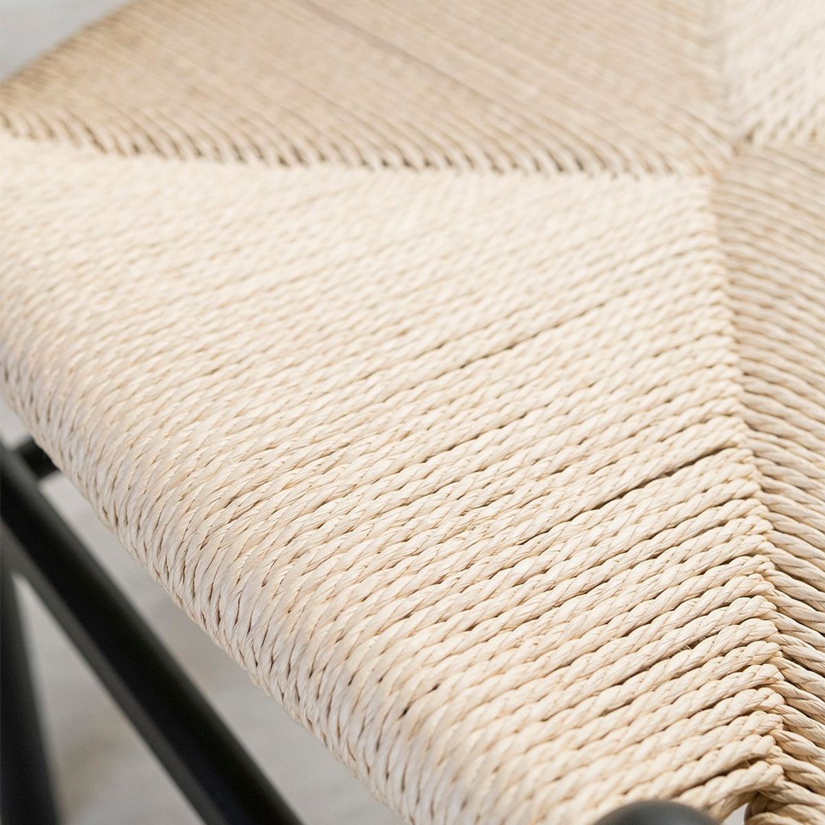 GENERICO - Silla Wishbone Madera De Haya Para Comedor VenHoouse Negras