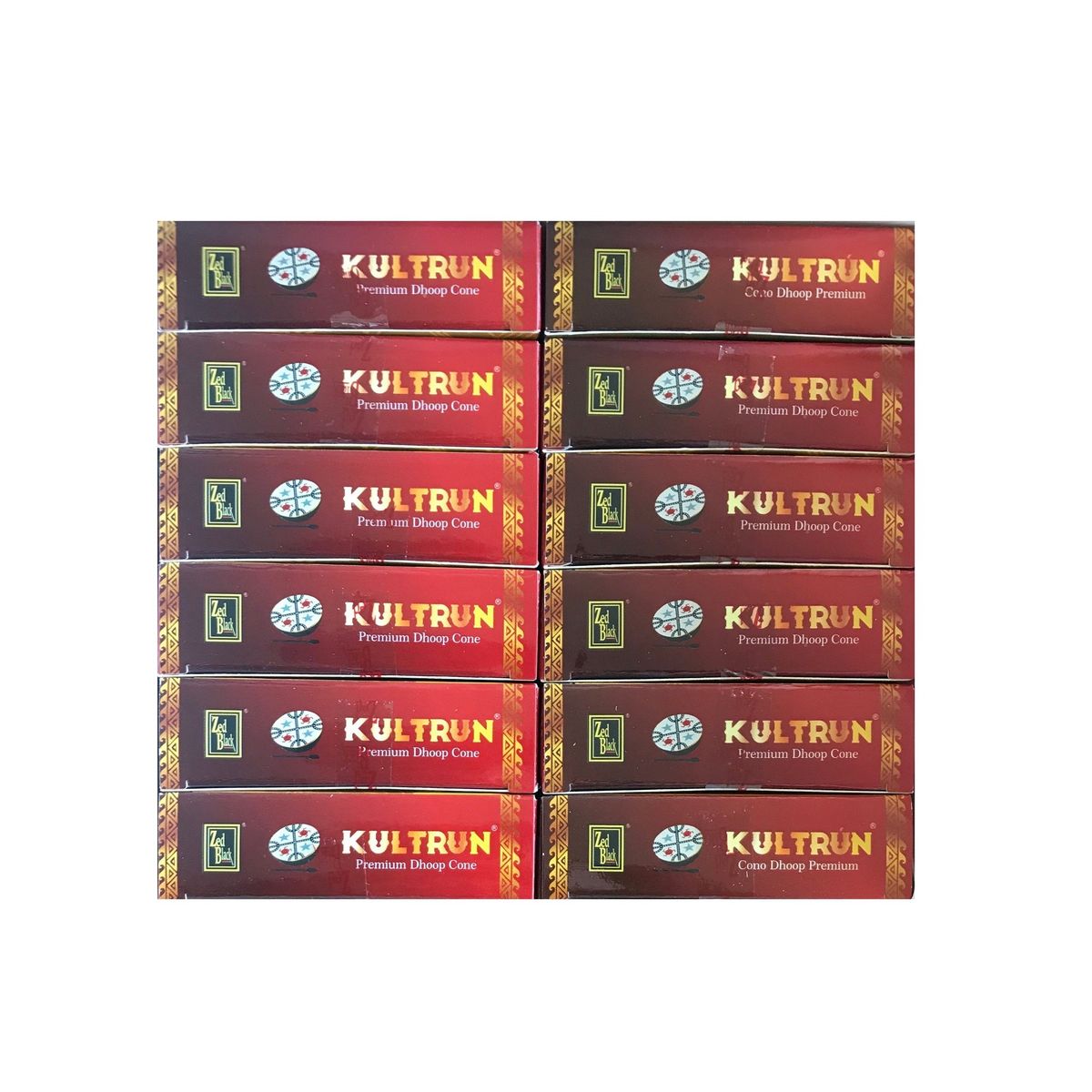 GENERICO - Incienso Cono  Aroma Copal Blanco Con Palo Santo 240 Unidades Kultrun